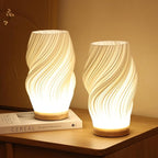 Stylowa lampa stołowa wave creast LED do nowoczesnych wnętrz
