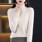 Sweter damski golf z kaszmiru
