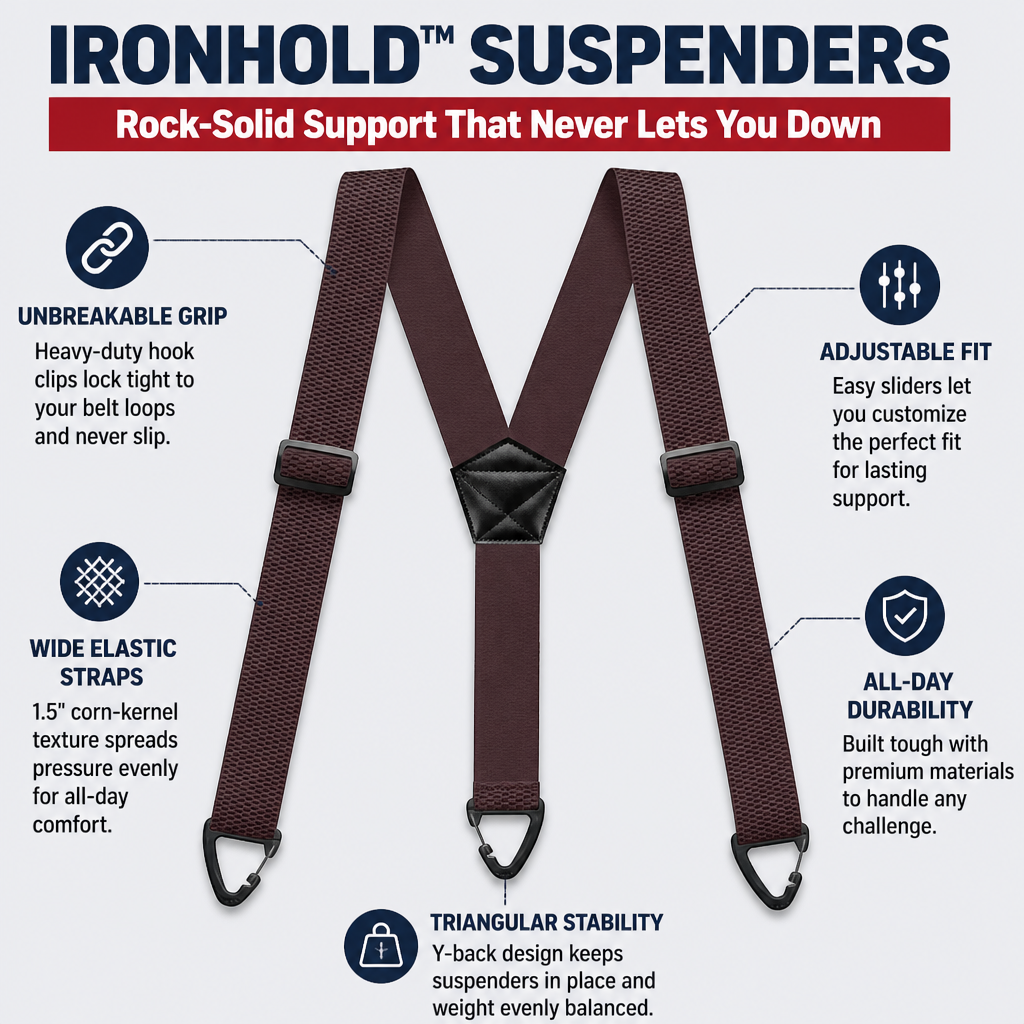 Szelki IronHold – niezawodne wsparcie, które nigdy cię nie zawiedzie