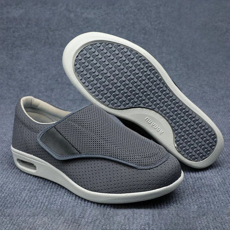 Szerokie buty na opuchnięte stopy z regulowanymi paskami i wyjmowanymi wkładkami z pianki Memory Foam