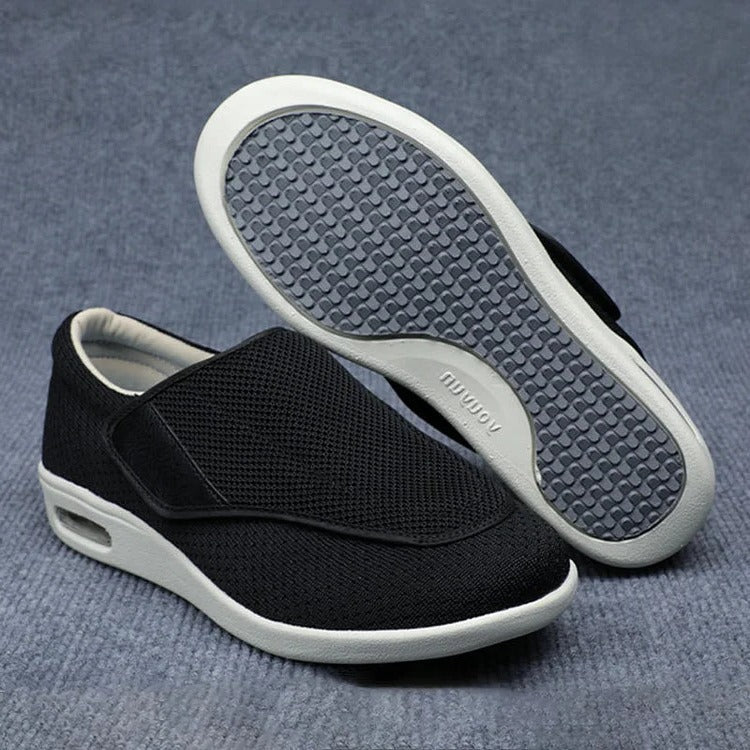 Szerokie buty na opuchnięte stopy z regulowanymi paskami i wyjmowanymi wkładkami z pianki Memory Foam