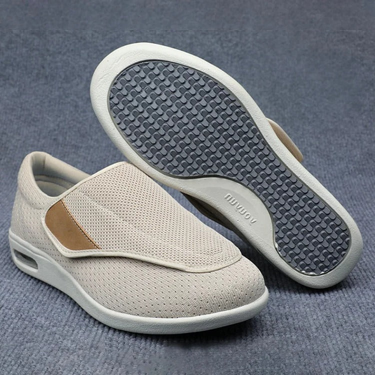 Szerokie buty na opuchnięte stopy z regulowanymi paskami i wyjmowanymi wkładkami z pianki Memory Foam