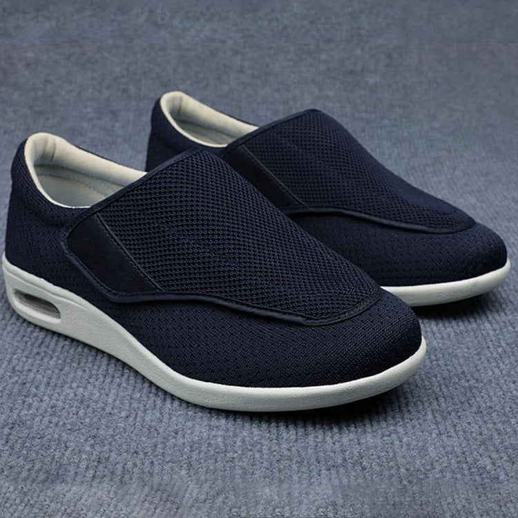 Szerokie buty na opuchnięte stopy z regulowanymi paskami i wyjmowanymi wkładkami z pianki Memory Foam