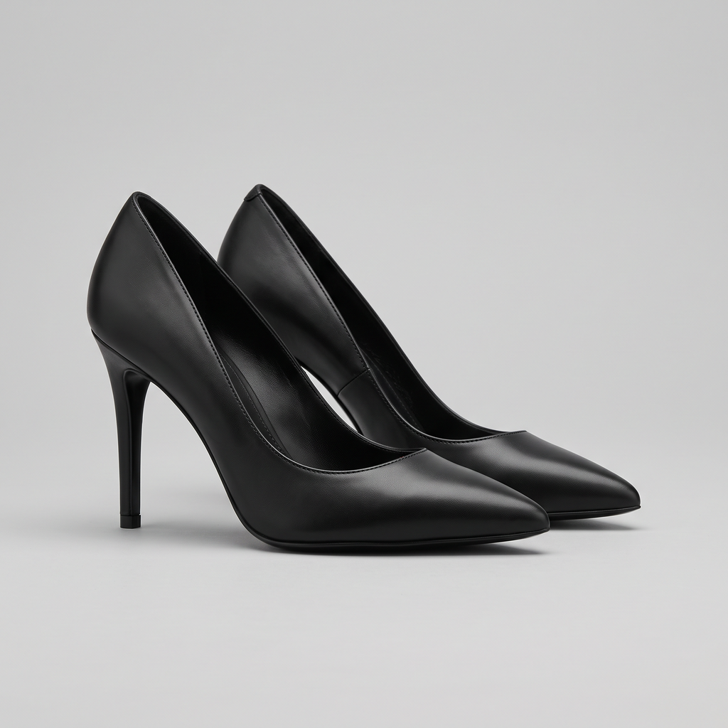 Szpilki z noskiem w szpic na obcasie typu stiletto