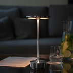 Lampa stołowa GlowVault | Bezprzewodowa, ściemnialna, smukła