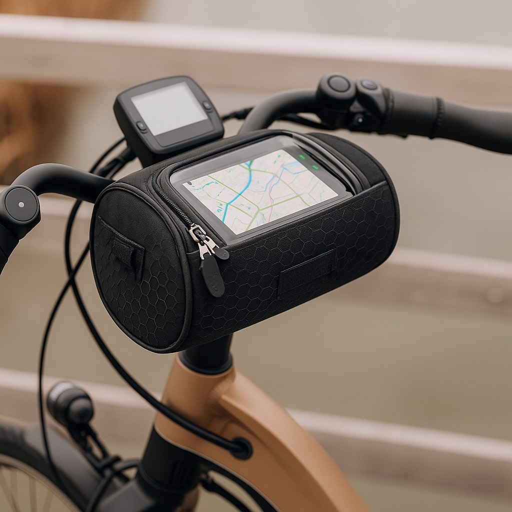 Torba na kierownicę roweru | Wodoodporna torba rowerowa z ekranem dotykowym | Tourix