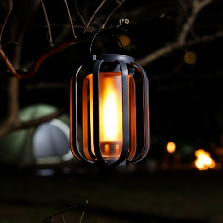 Przenośna latarnia LED CampGlow | Stojąca lub wisząca