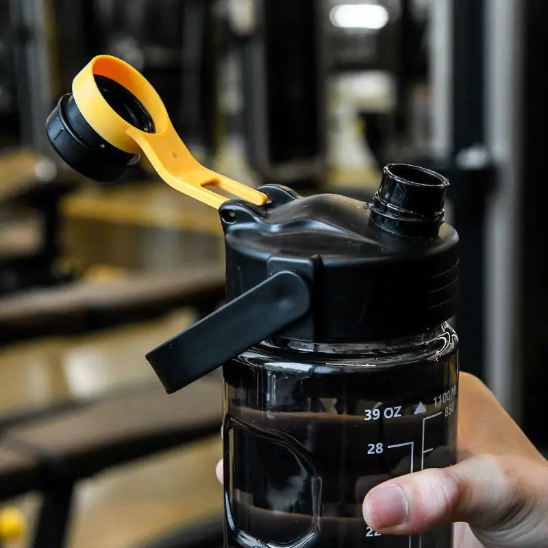 Unisex Bidon na Wodę ze Słomką 1.5L-3.0L do Siłowni i Sportu