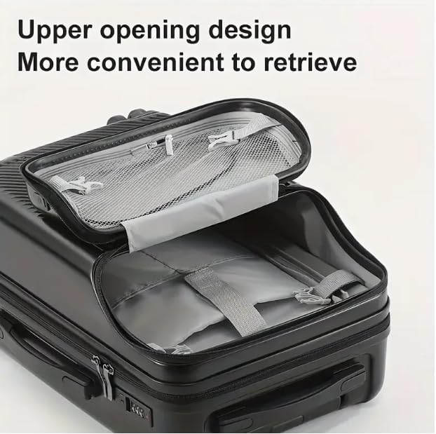Unisex Walizka Kabinowa z Uchwytem na Kubek i USB TSA