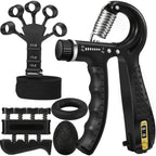 Unisex Zestaw PowerGrip 5w1 do Treningu Dłoni i Przedramion