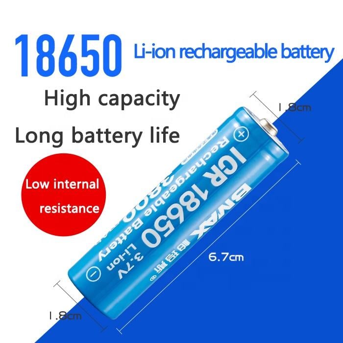 Uniwersalne akumulatory Li-ion 18650 3,7 V (2 szt.)