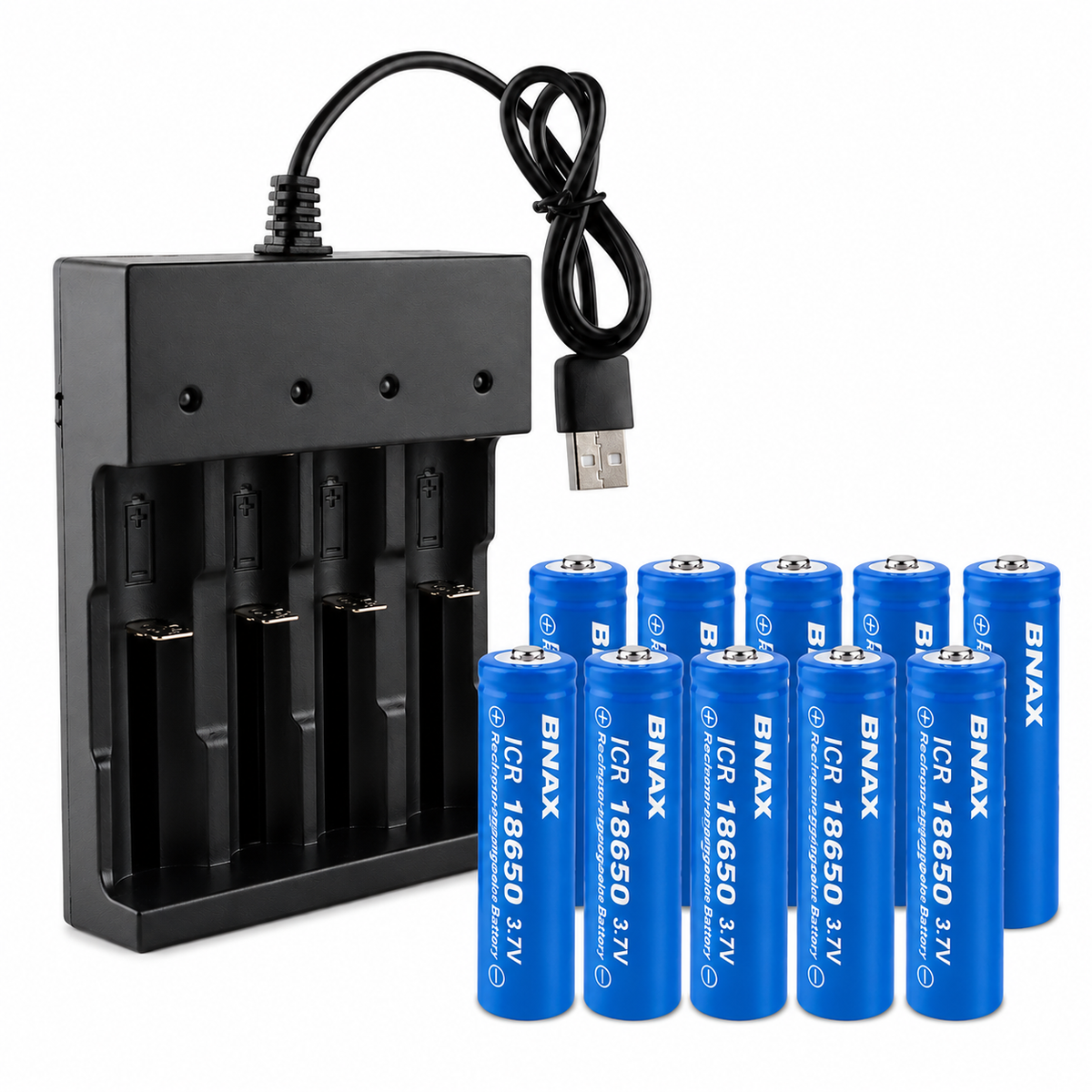 Uniwersalne akumulatory Li-ion 18650 3,7 V (2 szt.)
