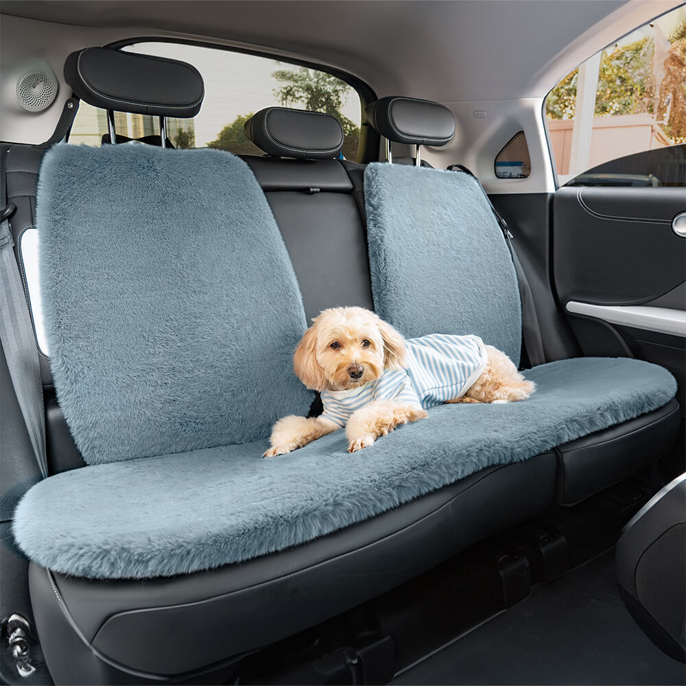 Uniwersalny pluszowy pokrowiec na siedzenie samochodowe dla zwierząt i właścicieli