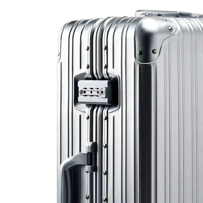 Walizka biznesowa ze stopu aluminium i magnezu – lekki bagaż z zamkiem TSA