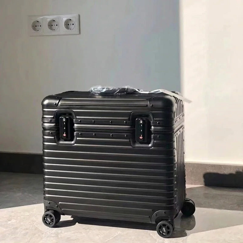 Walizka twarda Monaco ze stopu aluminium i magnezu z kółkami obrotowymi 360°
