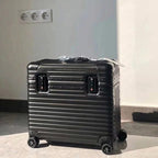 Walizka twarda Monaco ze stopu aluminium i magnezu z kółkami obrotowymi 360°