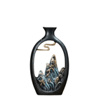 Wazon Ceramiczny z Górskim Krajobrazem - Elegancja i Spokój