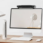 Wentylator biurkowy | Bezłopatkowy i zasilany przez USB | Regulowany przepływ powietrza