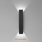 Wodoodporna aluminiowa lampa ścienna zewnętrzna LED z oświetleniem góra-dół