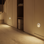 Wodoodporna lampa ścienna LuminiPath IP65 do użytku wewnętrznego i zewnętrznego z czujnikiem ruchu