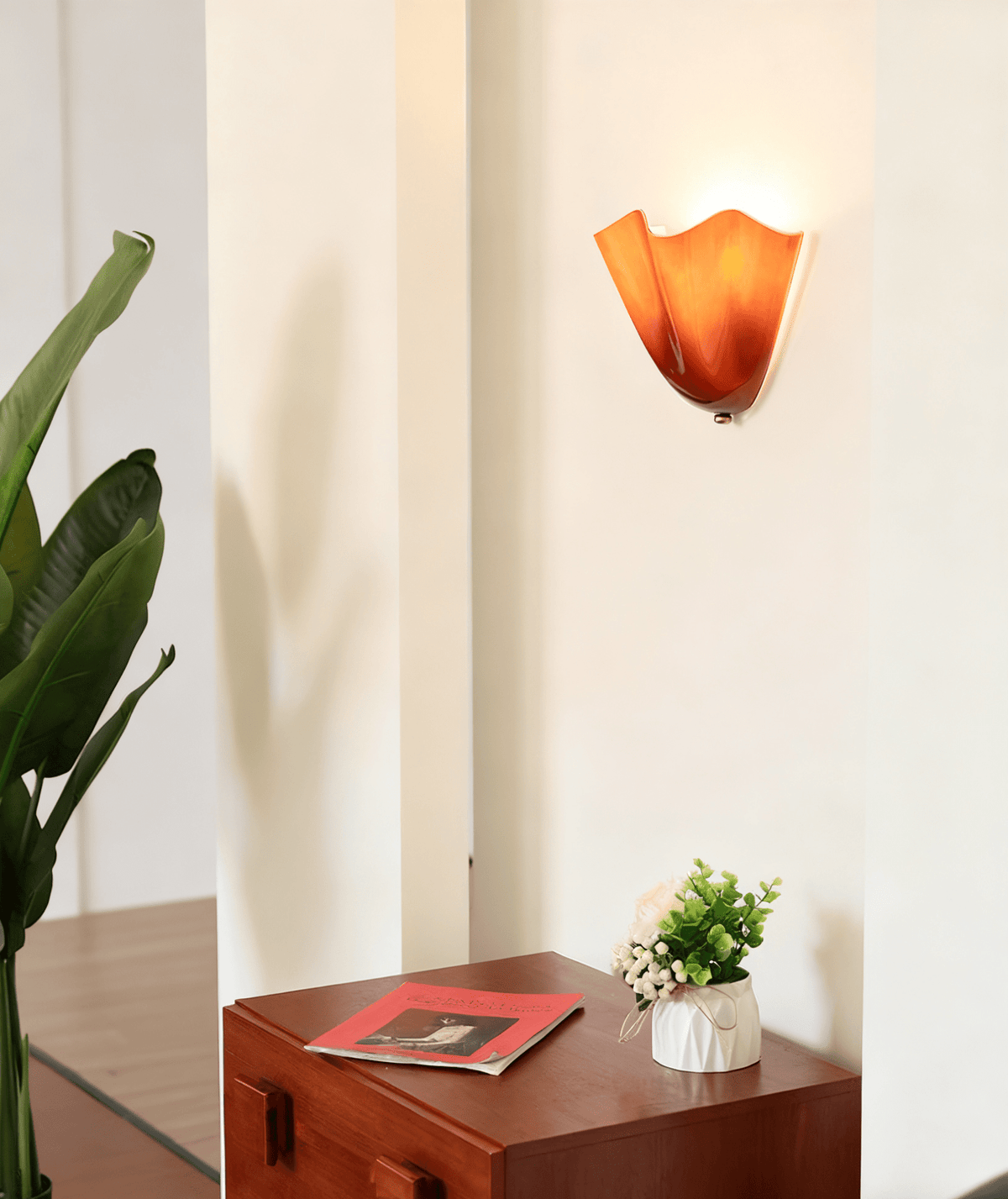 Współczesna płatkowego LED lampa ścienna