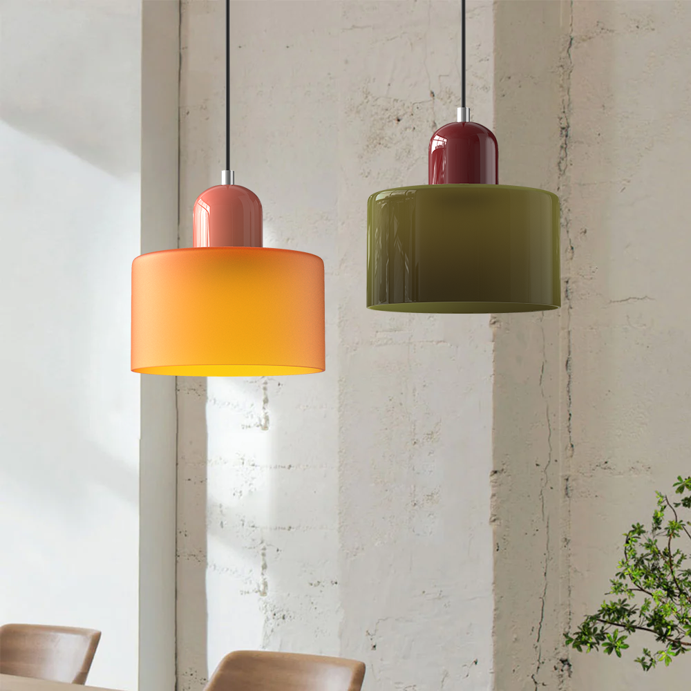 Wydłużona lampa wisząca Halo o smukłym, nowoczesnym designie