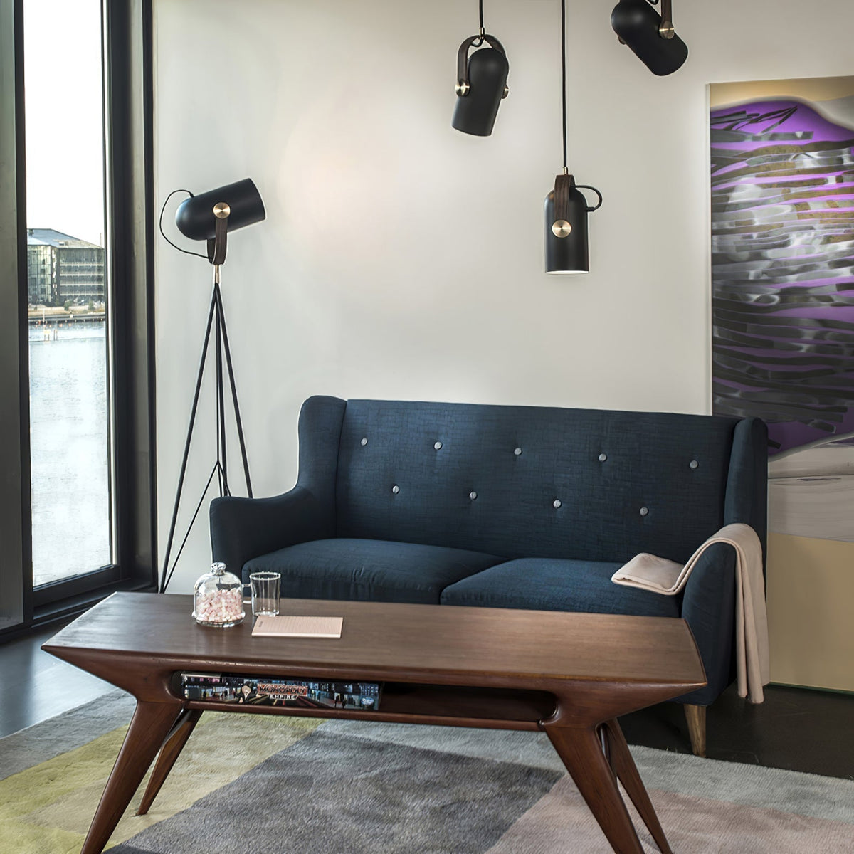 Wykwintna lampa wisząca w stylu marynistycznym do salonów i loftów