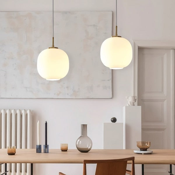 Wyrafinowana skandynawski okrągła LED- lampa wisząca typu cluster do otwartych przestrzeni