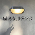 Wytrzymała trwała odporna na warunki atmosferyczne lampa ścienna zewnętrzna o industrialnym designie
