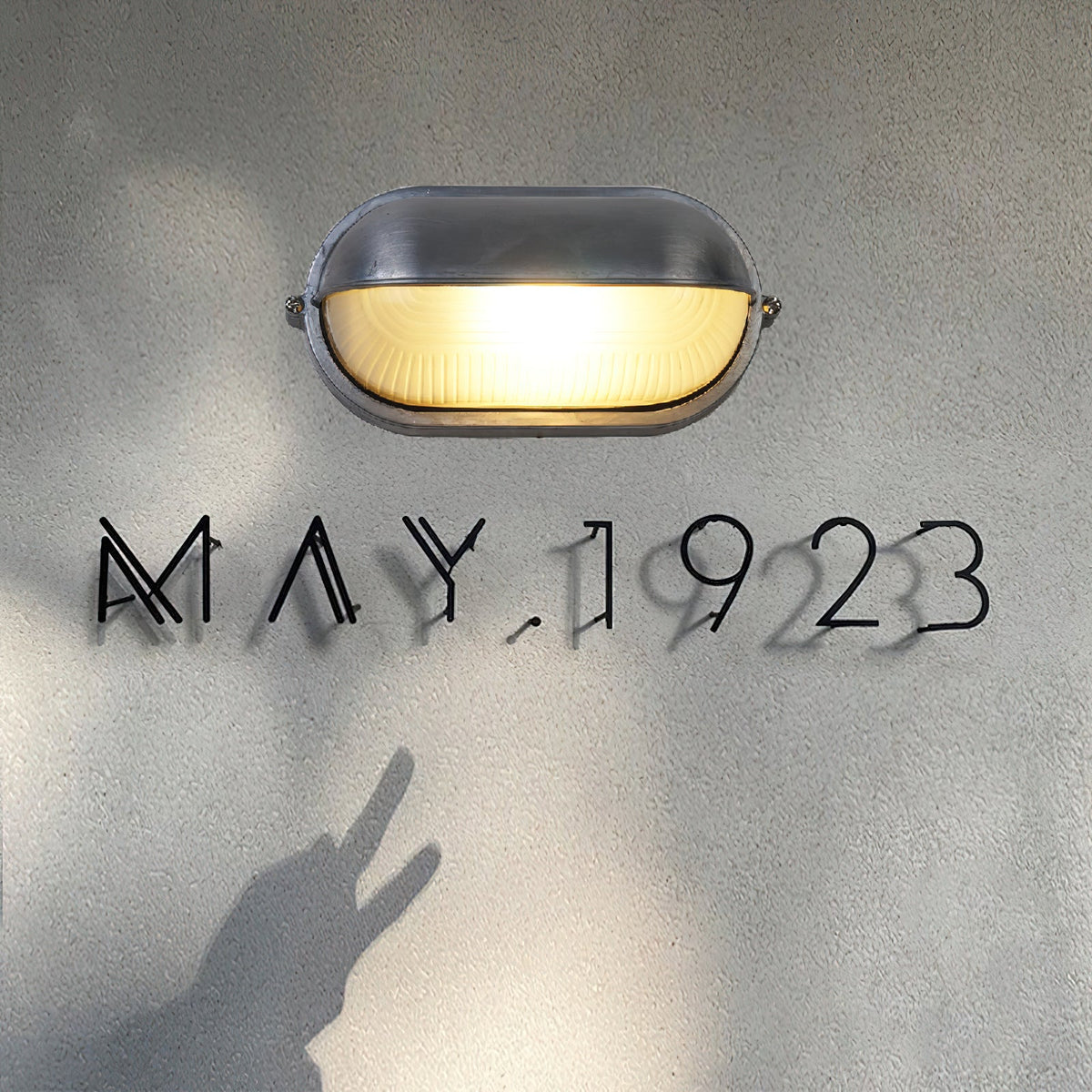 Wytrzymała trwała odporna na warunki atmosferyczne lampa ścienna zewnętrzna o industrialnym designie