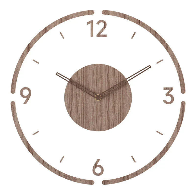Zegar Ścienny Drewniany Nordycki – Minimalistyczny Design