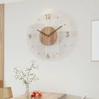 Zegar Ścienny Drewniany Nordycki – Minimalistyczny Design