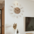 Zegar Ścienny Drewniany Nordycki – Minimalistyczny Design