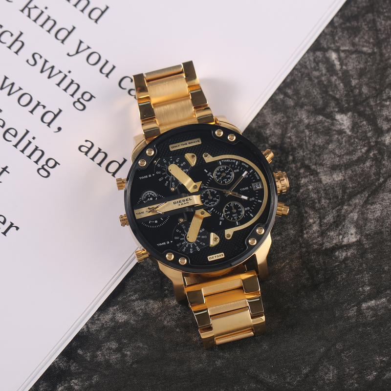 Zegarek kwarcowy chronograf ze stali nierdzewnej