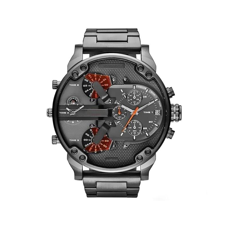 Zegarek kwarcowy chronograf ze stali nierdzewnej