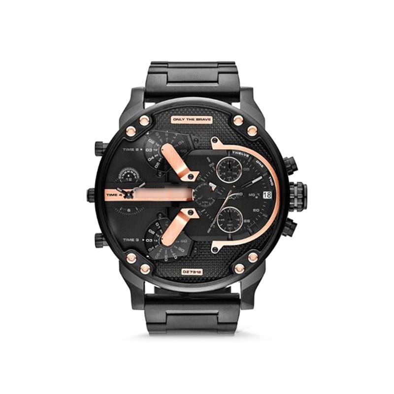 Zegarek kwarcowy chronograf ze stali nierdzewnej