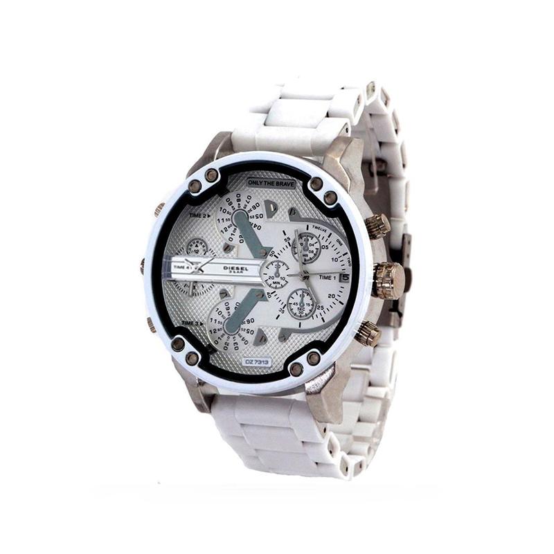Zegarek kwarcowy chronograf ze stali nierdzewnej