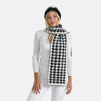Zestaw damski Styled By: szalik i czapka w panterkę – 2-częściowe akcesoria zimowe
