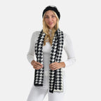 Zestaw damski Styled By: szalik i czapka w panterkę – 2-częściowe akcesoria zimowe