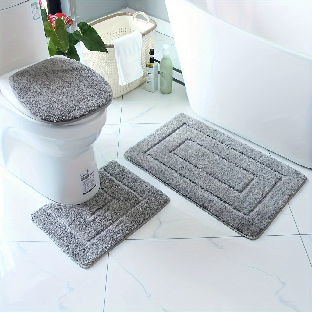 Zestaw mat łazienkowych SoftStep Luxe – antypoślizgowe, szybkoschnące i nadające się do prania