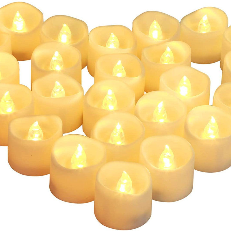Zestaw migoczących świeczek tealight na baterie