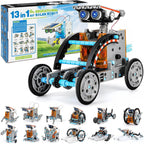 Zestaw solarny robot STEM dla dzieci – zabawka konstrukcyjna DIY 12 w 1 i 13 w 1