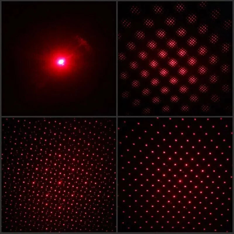 Zestaw wielofunkcyjny z ładowalnym czerwonym wskaźnikiem laserowym