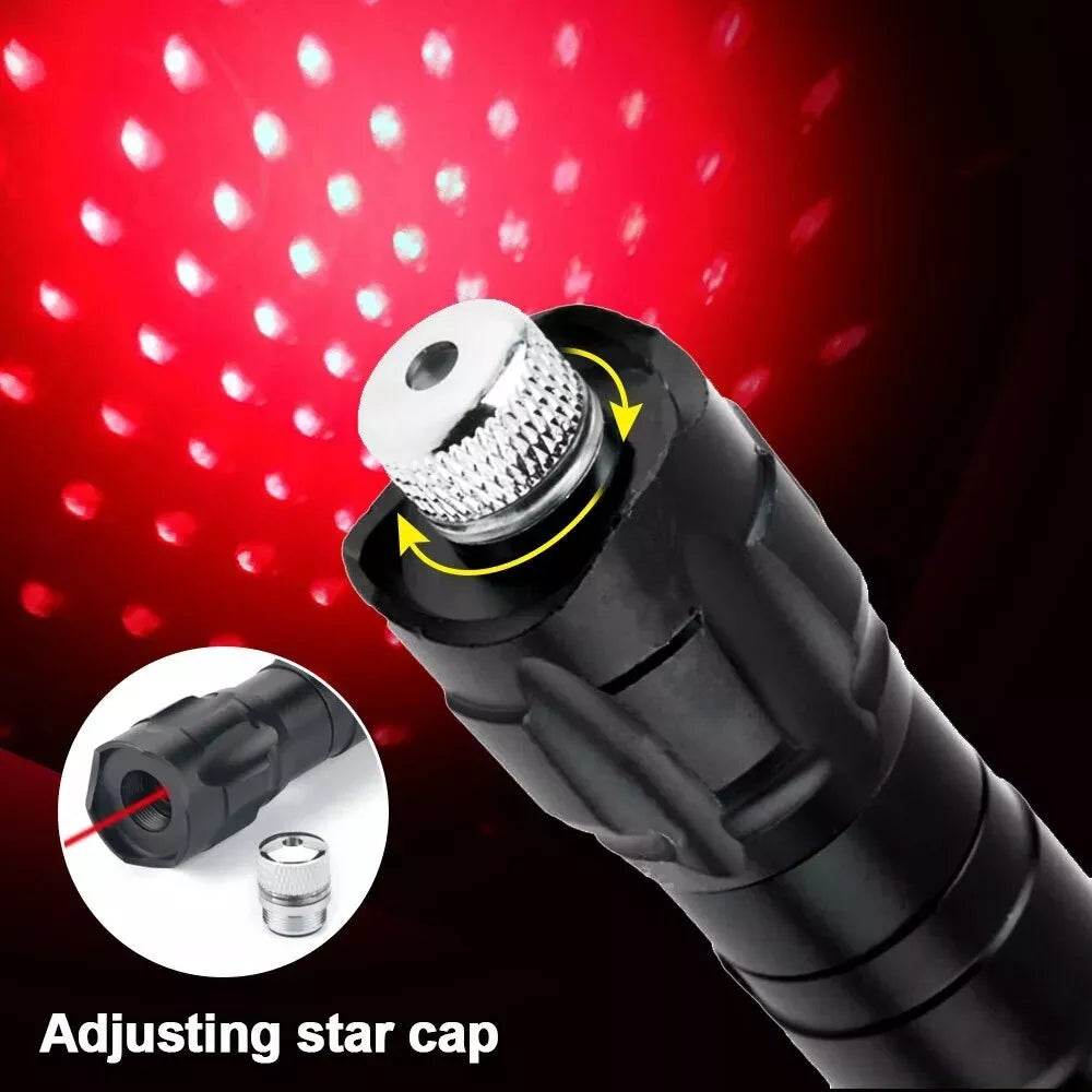 Zestaw wielofunkcyjny z ładowalnym czerwonym wskaźnikiem laserowym