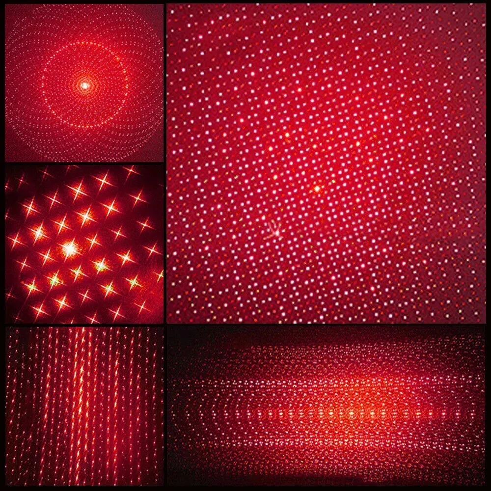 Zestaw wielofunkcyjny z ładowalnym czerwonym wskaźnikiem laserowym