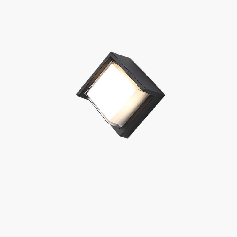 Zewnętrzna lampa ścienna | Zintegrowana dioda LED w ciepłej bieli | Odporna na warunki atmosferyczne