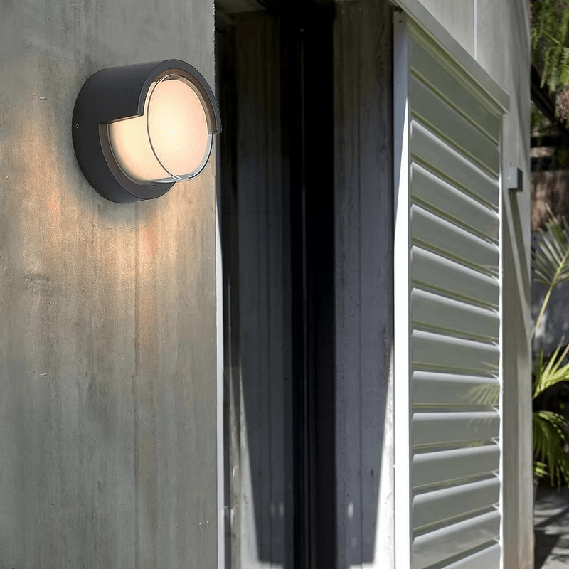 Zewnętrzna lampa ścienna | Zintegrowana dioda LED w ciepłej bieli | Odporna na warunki atmosferyczne