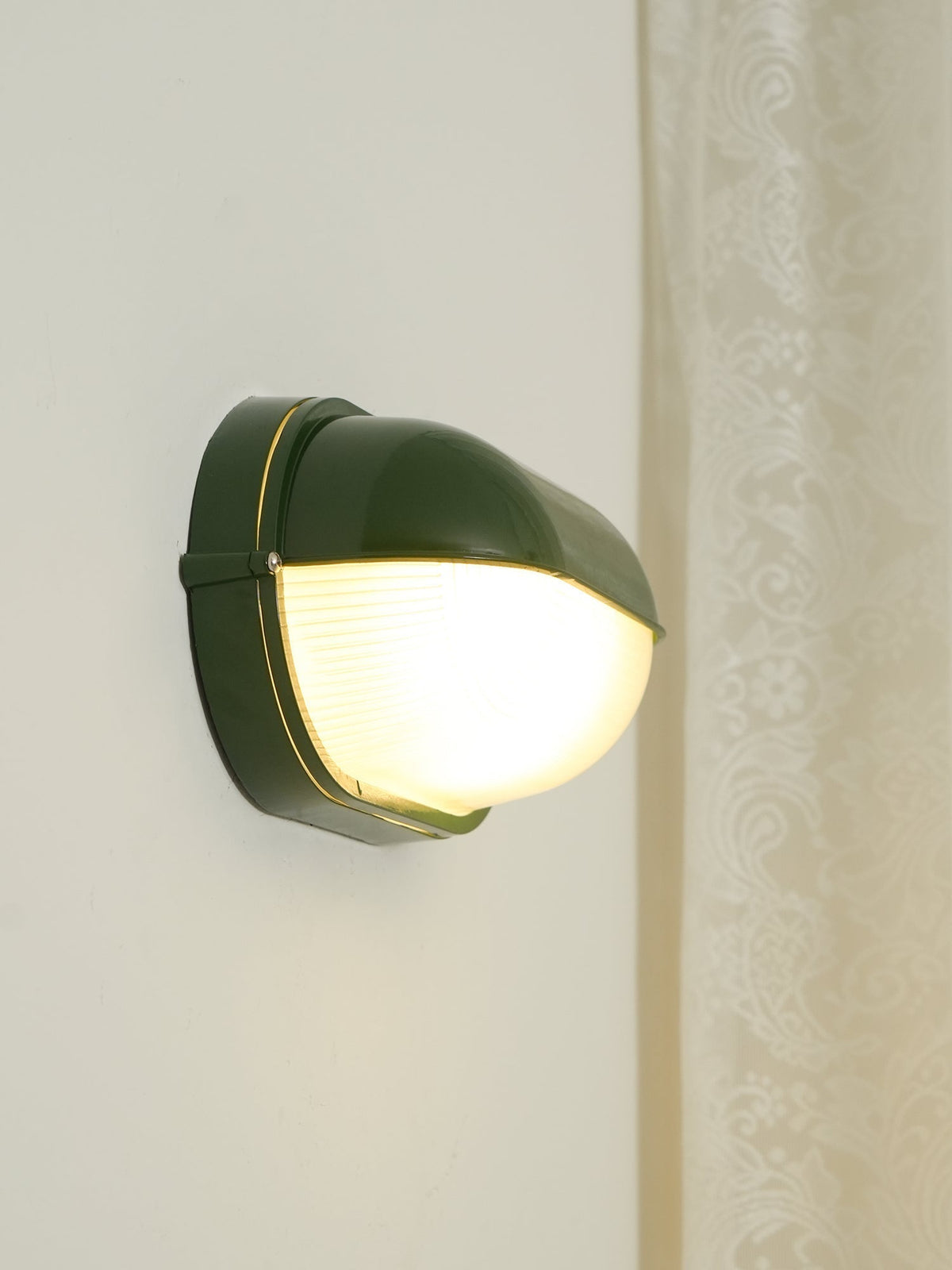 Zewnętrzna przemysłowa lampa ścienna typu bulkhead Owalny design odporny na warunki atmosferyczne