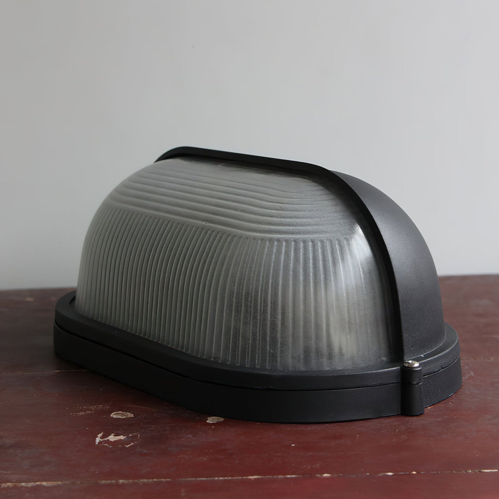 Zewnętrzna przemysłowa lampa ścienna typu bulkhead Owalny design odporny na warunki atmosferyczne