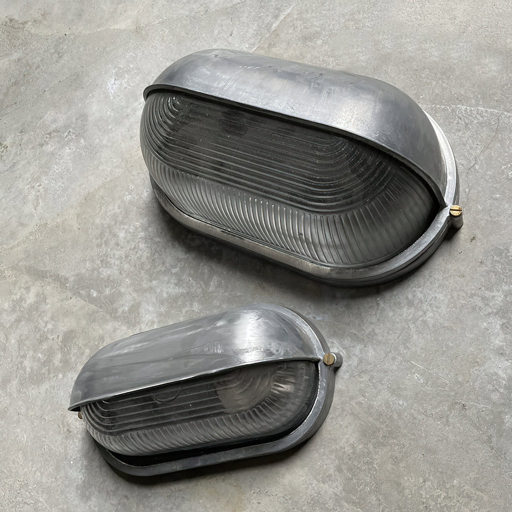 Zewnętrzna przemysłowa lampa ścienna typu bulkhead Owalny design odporny na warunki atmosferyczne